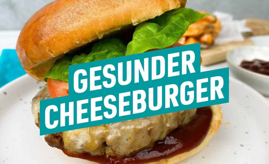 Unser magerer, gefüllter Cheeseburger mit Pommes ist eine gesündere Variante des Fast-Food-Klassikers, mit einem Bruchteil der Kalorien und nur 6 g gesättigten Fettsäuren.