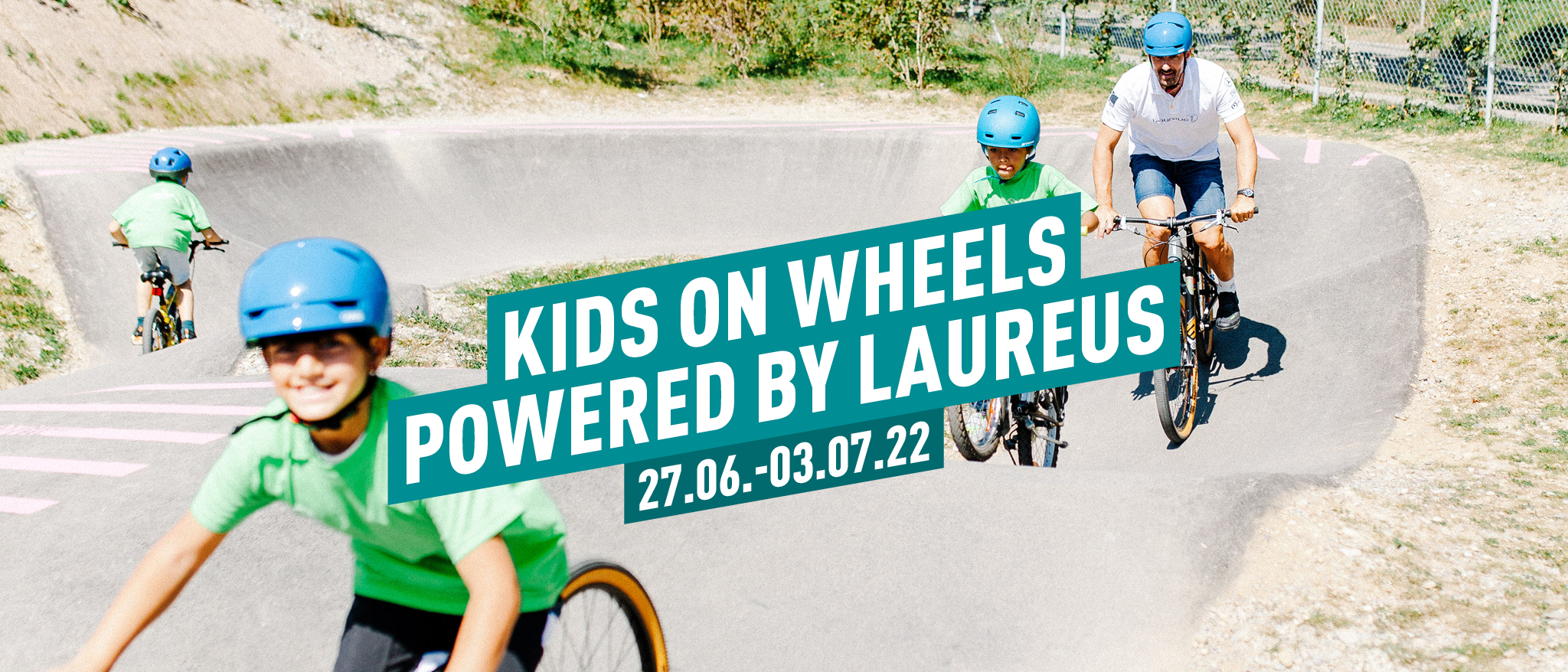 Kids on wheels powered by Laureus