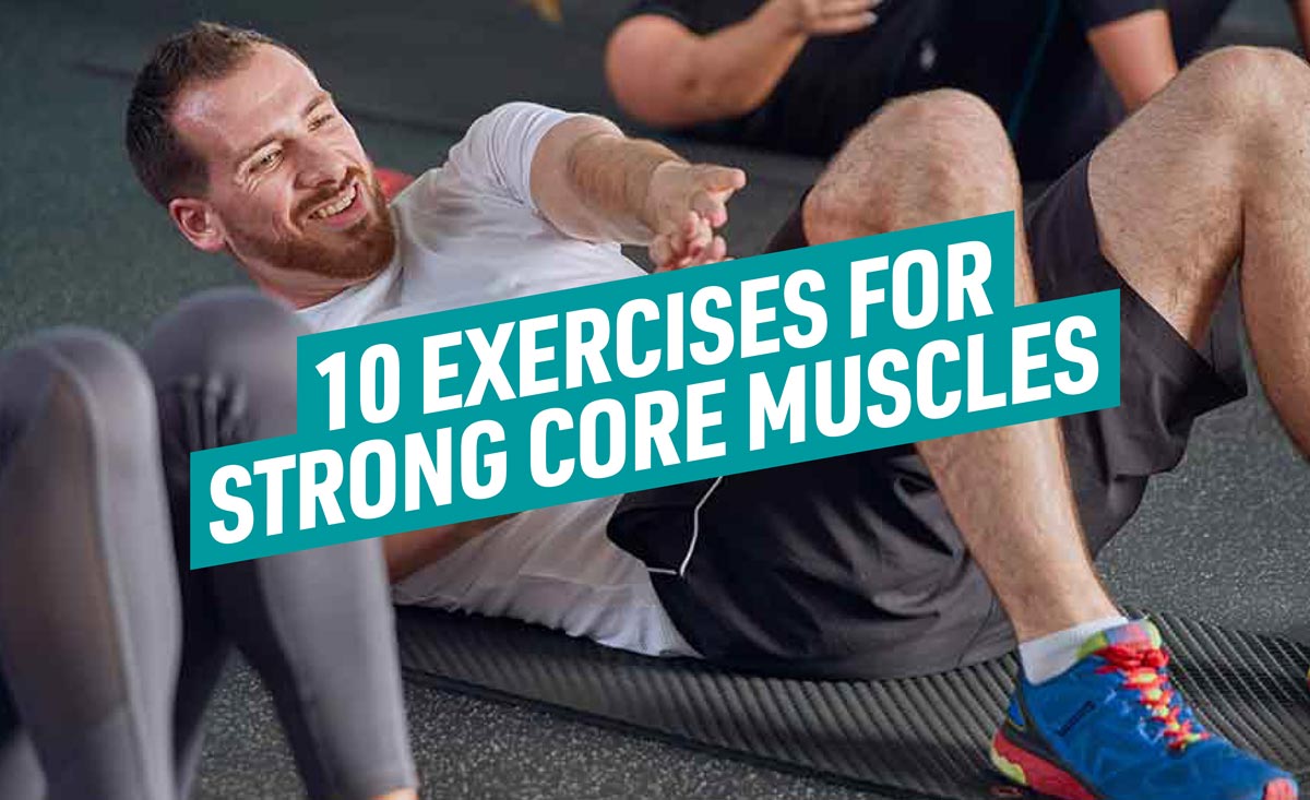 10 exercises for strong core muscles | PureGym Swiss