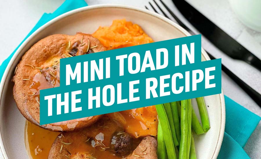 Nothing says comfort food like this British classic, toad in the hole! Perfect for a cold day, this winter warmer recipe has 22g of protein to help with your gym gains.
