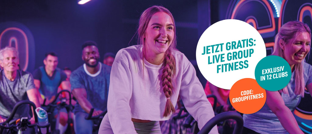 Jetzt gratis: Live Group Fitness