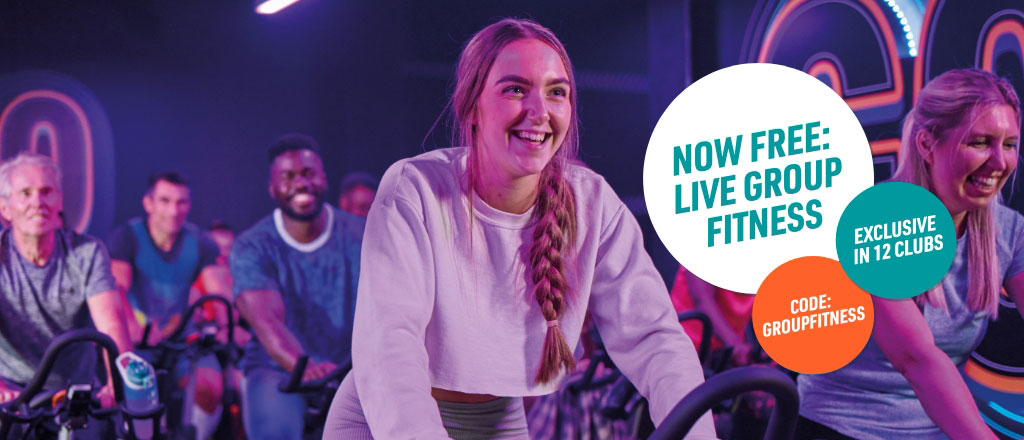 Now for free: Live Group Fitness