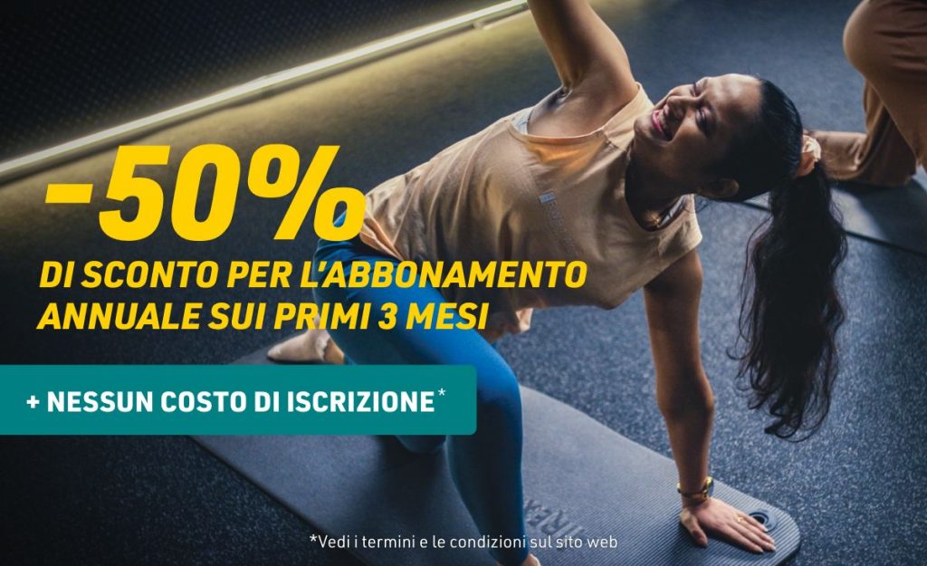 Risparmia -50% di sconto per l’abbonamento annuale sui primi 3 mesi, o ottieni l'abbonamento mensile con il -50% di sconto sul primo mese.