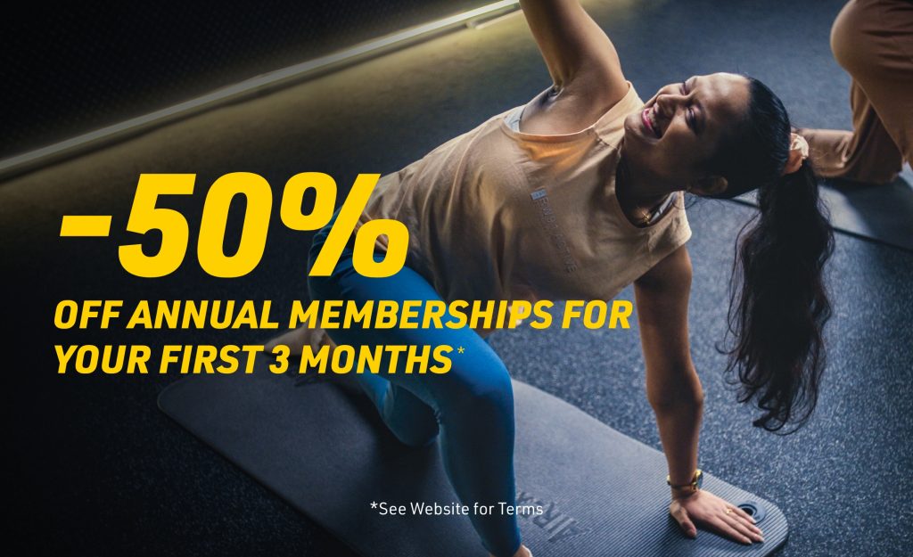Save 50% on your first 3 months on annual memberships, or get 50% off your first month on monthly memberships.